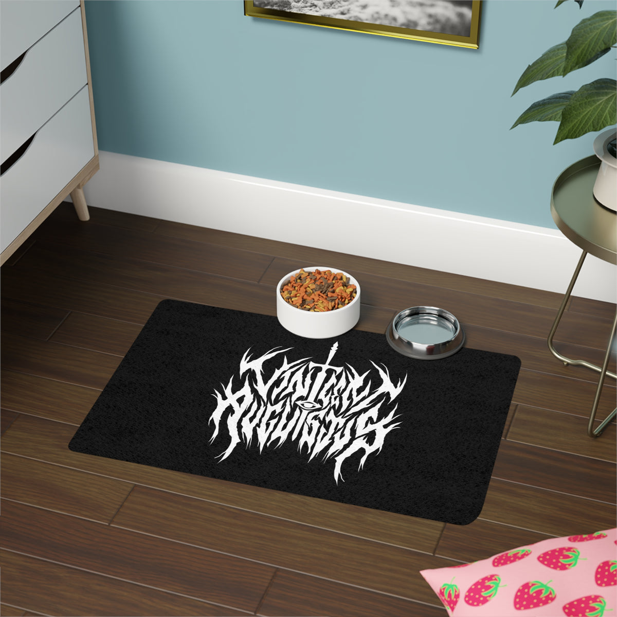Vincent Augustus Drip Logo Non-Slip pet mat