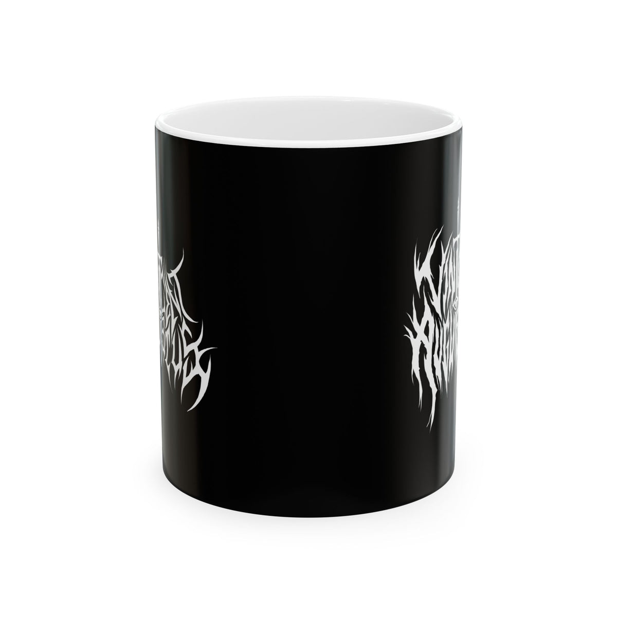 dual logo double color coffee mug