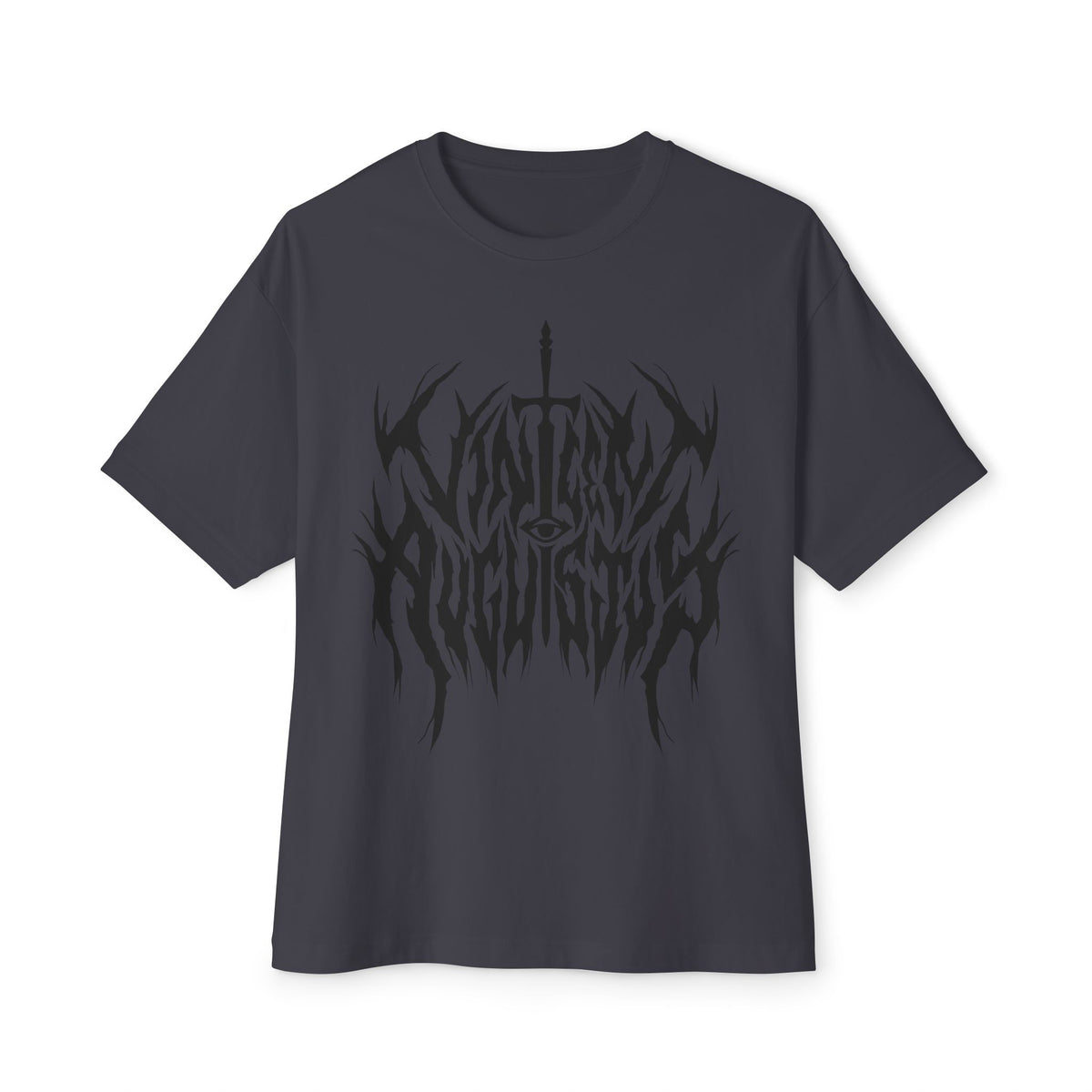 Vincent Augustus Drip Logo on Boxy Oversized