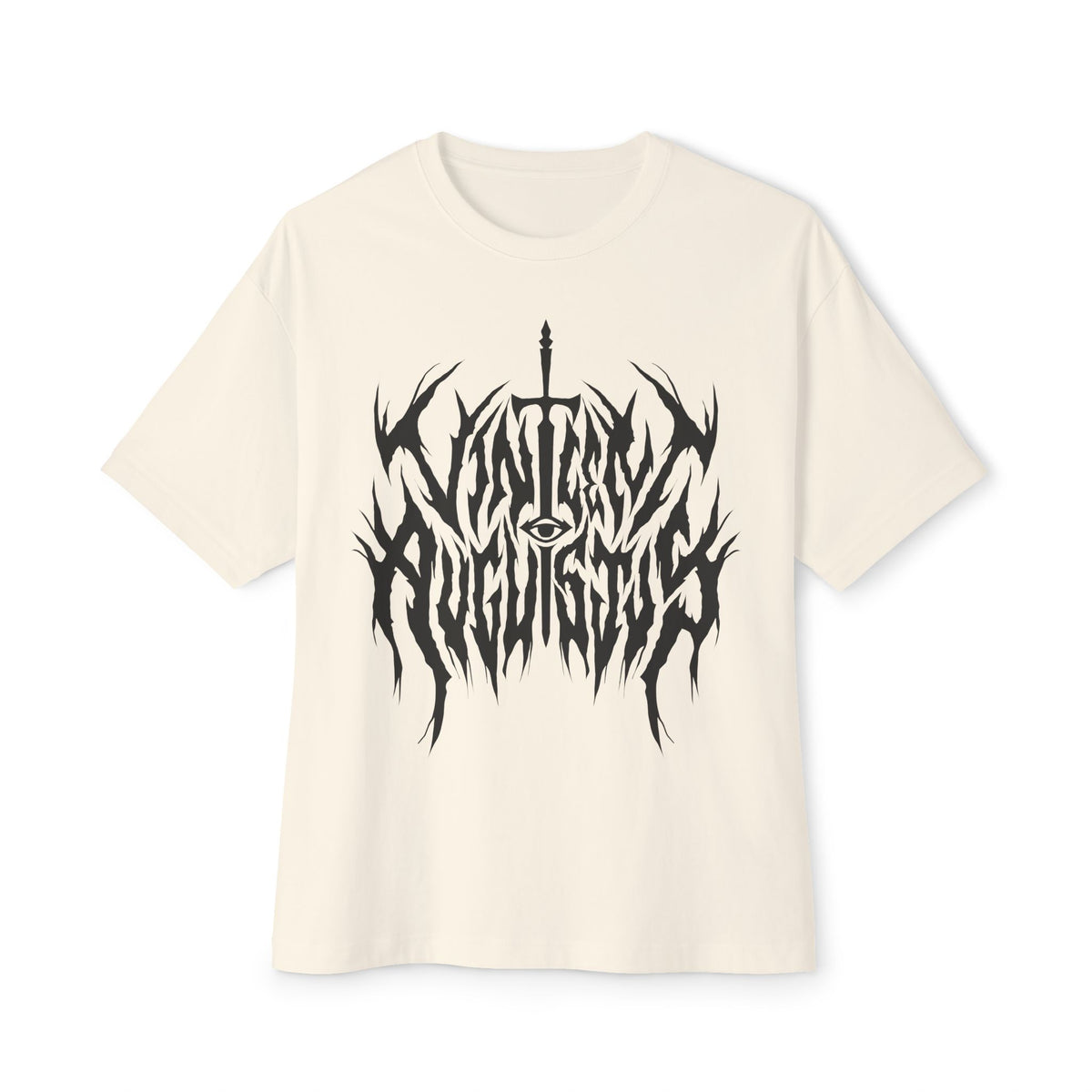 Vincent Augustus Drip Logo on Boxy Oversized