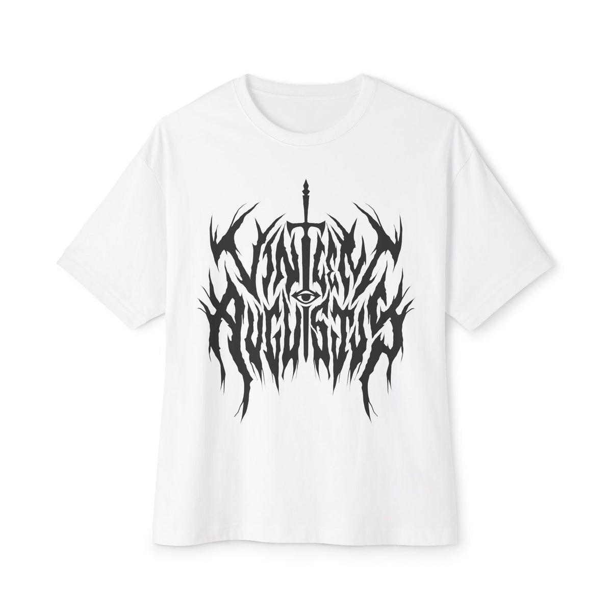 Vincent Augustus Drip Logo on Boxy Oversized