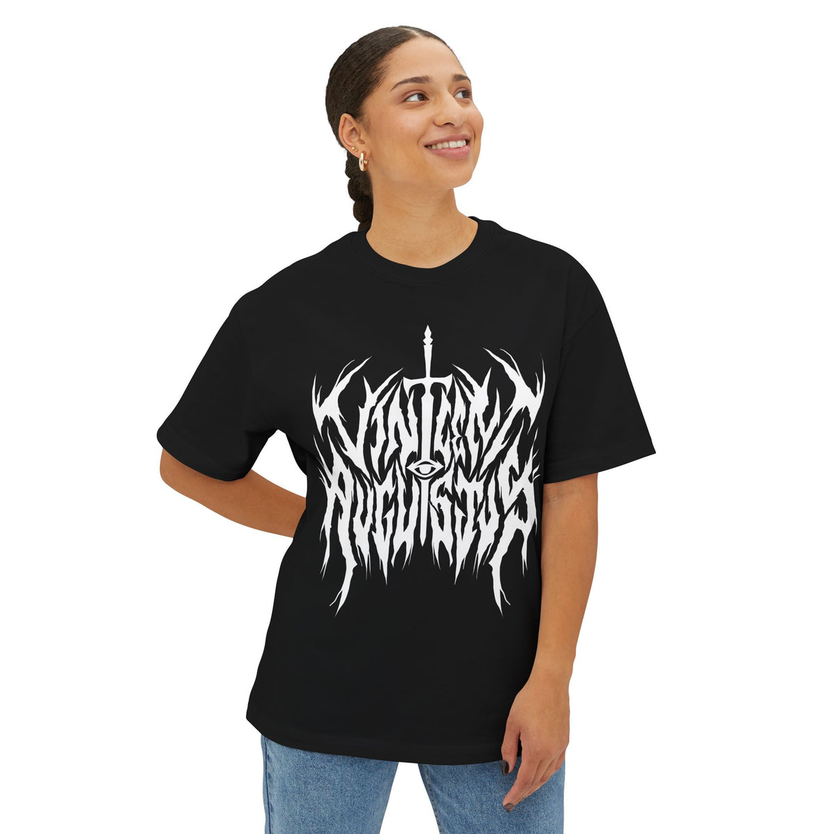 Vincent Augustus Drip Logo, boxy, oversized