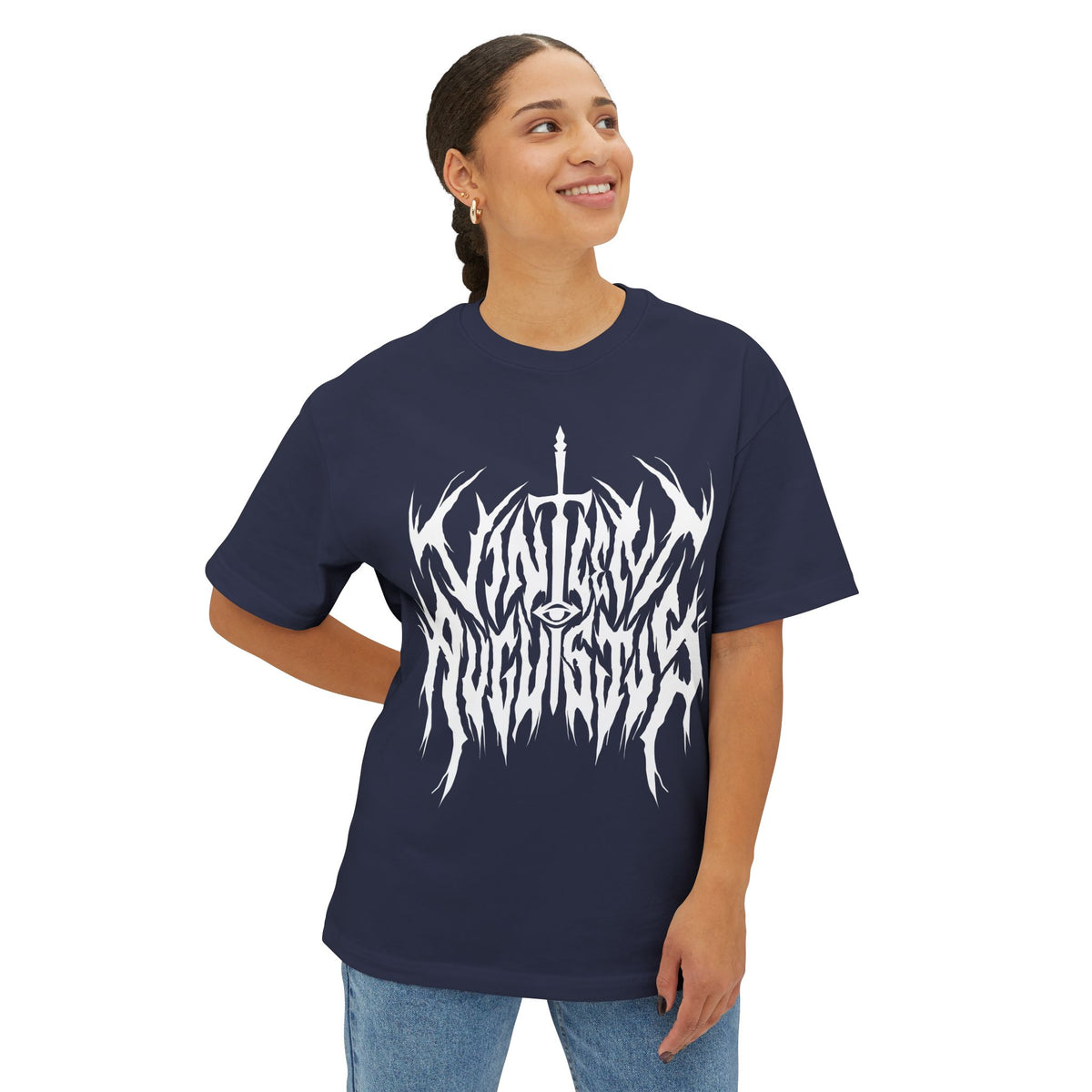 Vincent Augustus Drip Logo, boxy, oversized