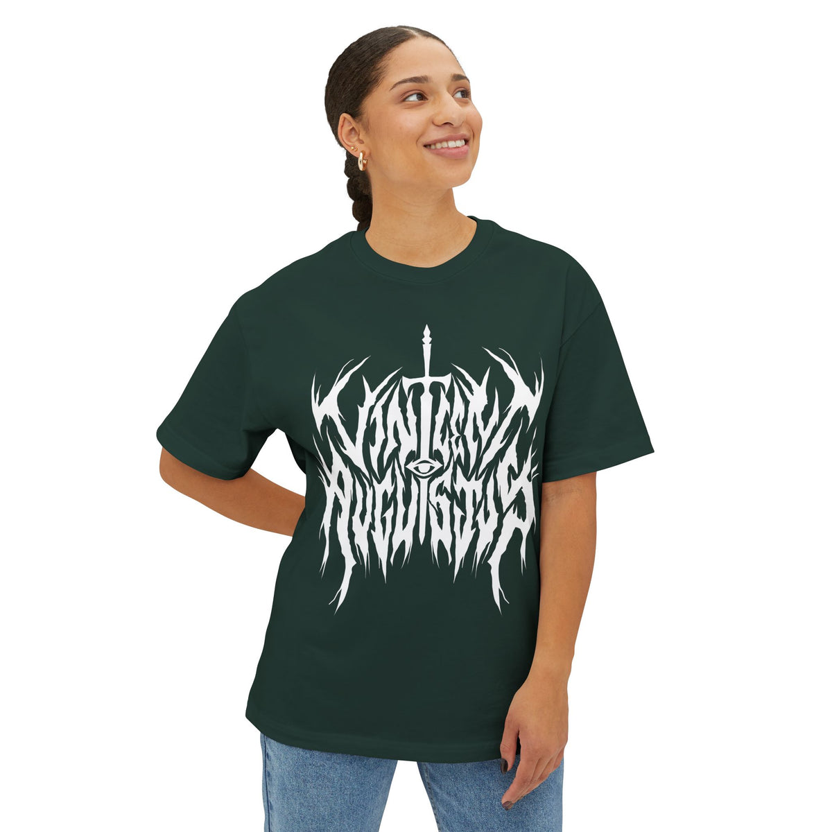 Vincent Augustus Drip Logo, boxy, oversized