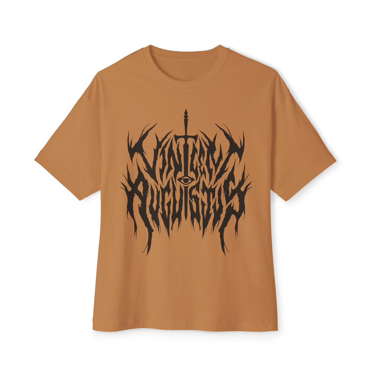 Vincent Augustus Drip Logo on Boxy Oversized
