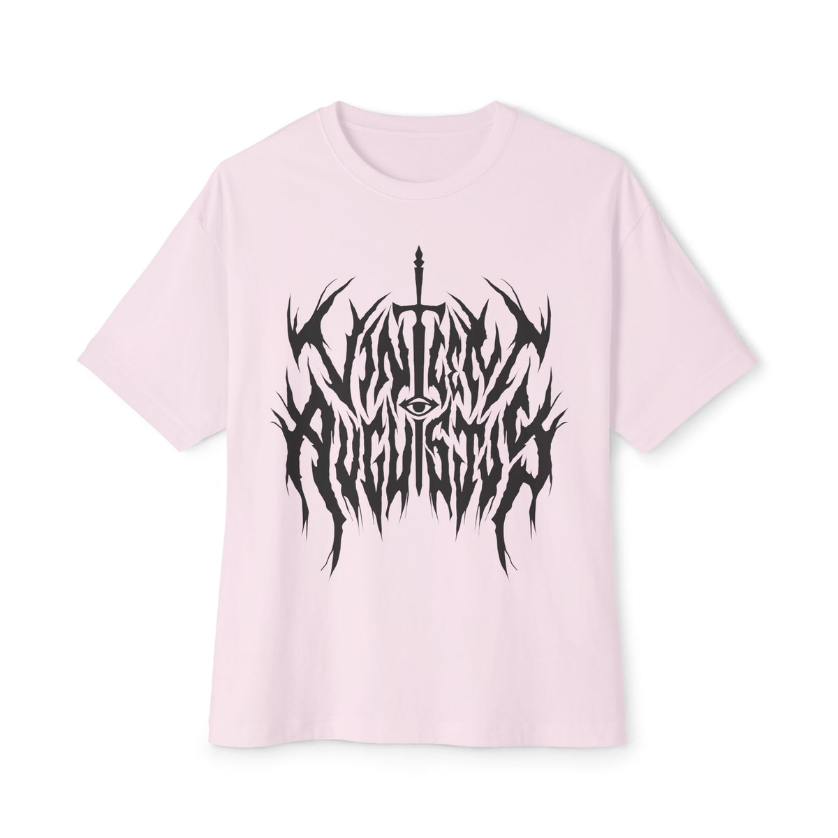 Vincent Augustus Drip Logo on Boxy Oversized